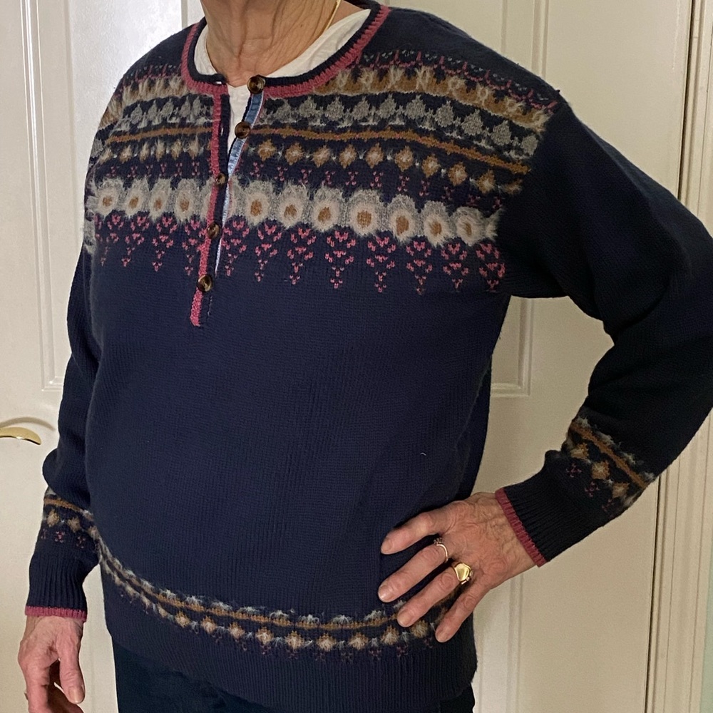 Navy Sweater from the Sundance catalogue!